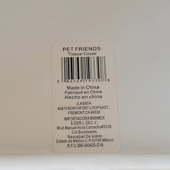 JLA Pet Friends - Cat and Dogs Tissue Box Holder - Picture 7 of 10